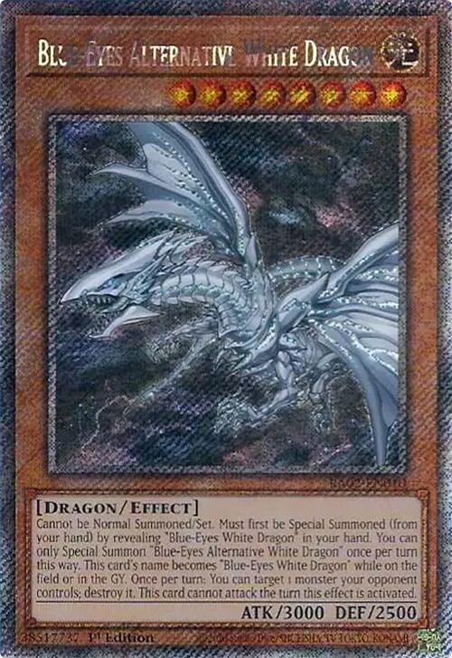 Blue-Eyes Alternative White Dragon (Platinum Secret Rare) [RA02-EN010] Platinum Secret Rare | Good Games Adelaide SA