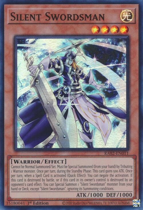 Silent Swordsman [RA02-EN011] Super Rare | Good Games Adelaide SA