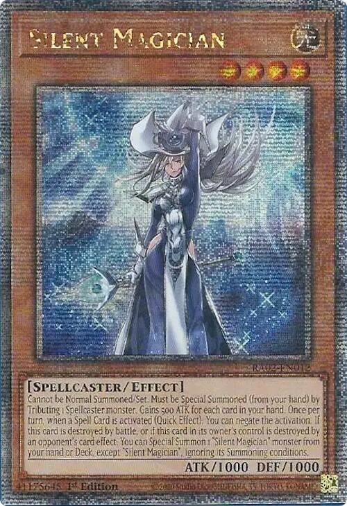 Silent Magician (Quarter Century Secret Rare) [RA02-EN012] Quarter Century Secret Rare | Good Games Adelaide SA