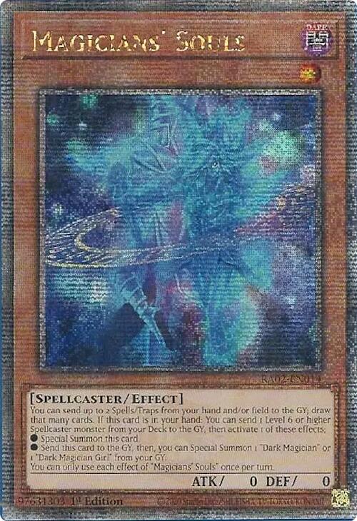 Magicians' Souls (Quarter Century Secret Rare) [RA02-EN014] Quarter Century Secret Rare | Good Games Adelaide SA