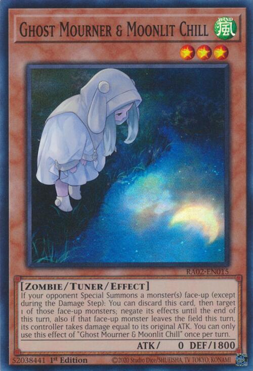 Ghost Mourner & Moonlit Chill (Alternate Art) [RA02-EN015] Super Rare | Good Games Adelaide SA