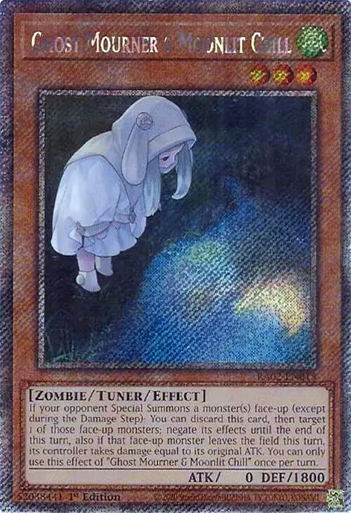 Ghost Mourner & Moonlit Chill (Alternate Art) (Platinum Secret Rare) [RA02-EN015] Platinum Secret Rare | Good Games Adelaide SA