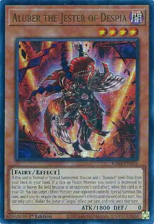 Aluber the Jester of Despia (UR) [RA02-EN016] Ultra Rare | Good Games Adelaide SA