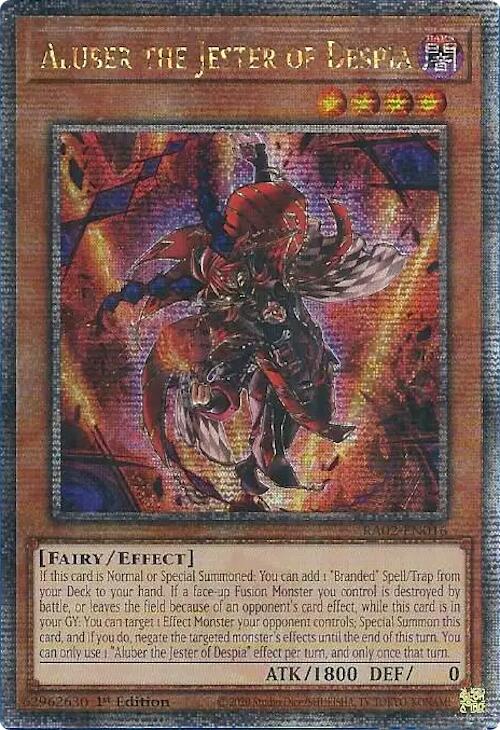 Aluber the Jester of Despia (Quarter Century Secret Rare) [RA02-EN016] Quarter Century Secret Rare | Good Games Adelaide SA
