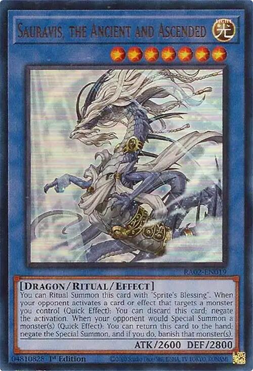 Sauravis, the Ancient and Ascended (UR) [RA02-EN019] Ultra Rare | Good Games Adelaide SA
