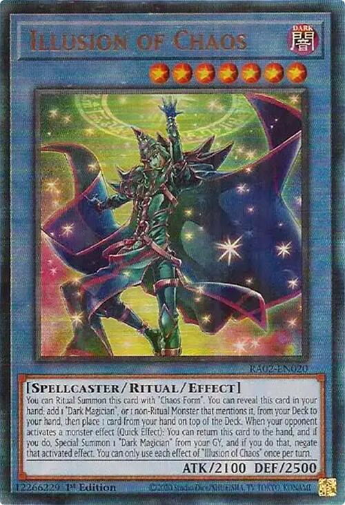 Illusion of Chaos (PUR) [RA02-EN020] Prismatic Ultimate Rare | Good Games Adelaide SA