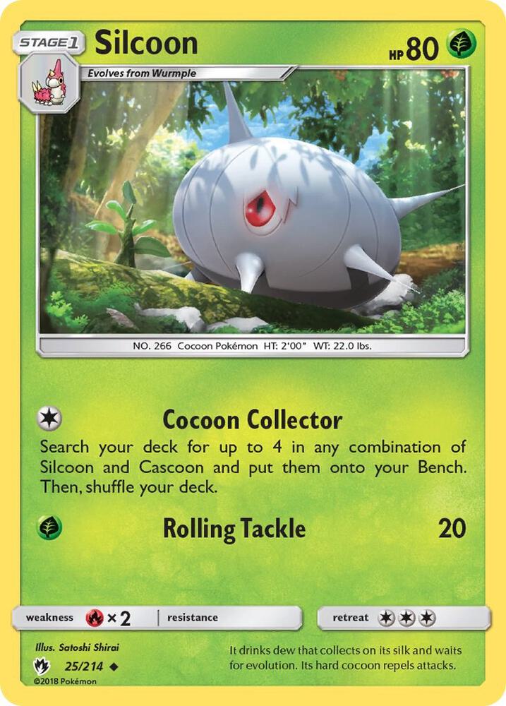 Silcoon 25/214 (SM - Lost Thunder)  | Good Games Adelaide SA