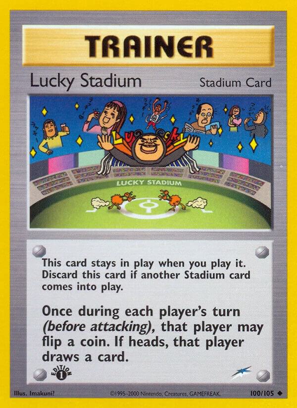 Lucky Stadium 100/105 (Neo Destiny)  - 1st Edition | Good Games Adelaide SA