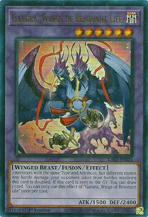 Garura, Wings of Resonant Life (UR) [RA02-EN024] Ultra Rare | Good Games Adelaide SA