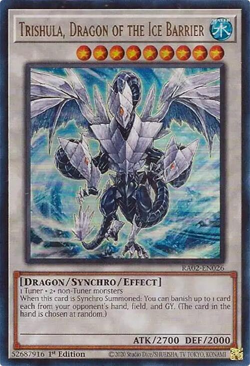 Trishula, Dragon of the Ice Barrier (UR) [RA02-EN026] Ultra Rare | Good Games Adelaide SA