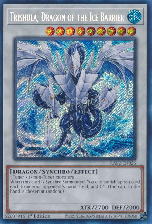 Trishula, Dragon of the Ice Barrier (Secret Rare) [RA02-EN026] Secret Rare | Good Games Adelaide SA