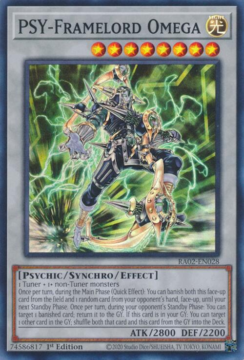 PSY-Framelord Omega [RA02-EN028] Super Rare | Good Games Adelaide SA