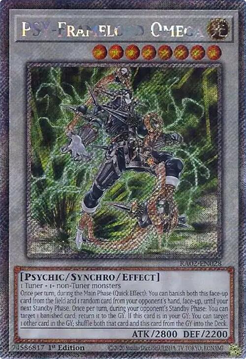 PSY-Framelord Omega (Platinum Secret Rare) [RA02-EN028] Platinum Secret Rare | Good Games Adelaide SA