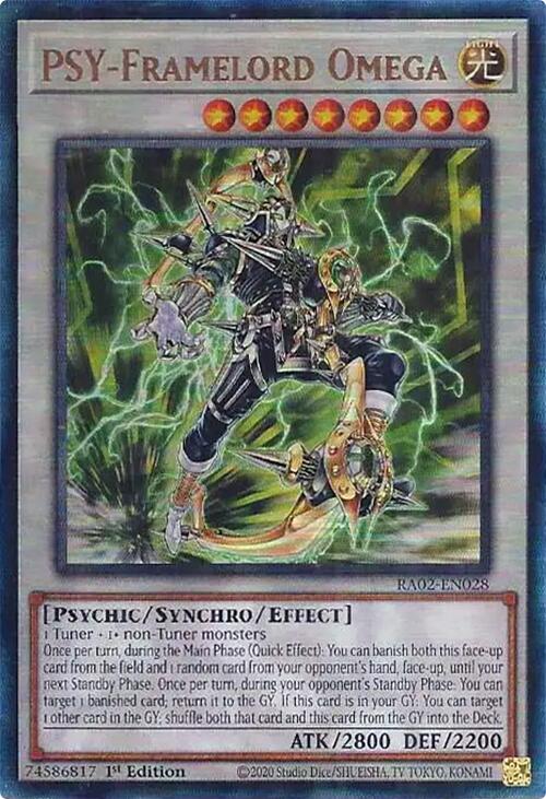 PSY-Framelord Omega (PUR) [RA02-EN028] Prismatic Ultimate Rare | Good Games Adelaide SA