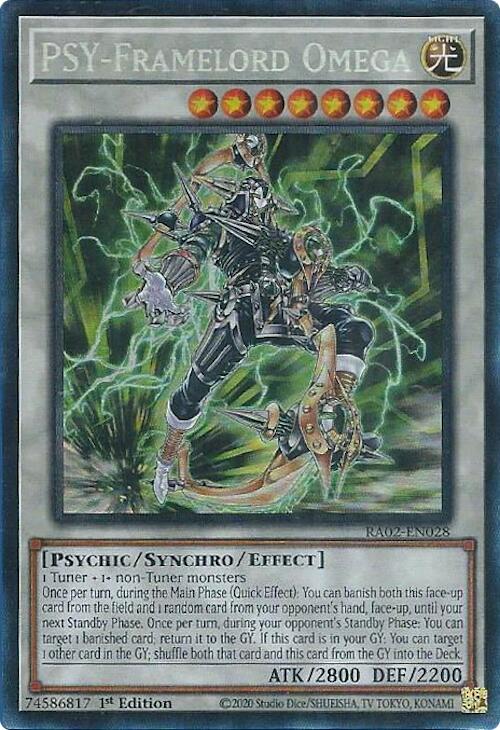 PSY-Framelord Omega (PCR) [RA02-EN028] Prismatic Collector's Rare | Good Games Adelaide SA