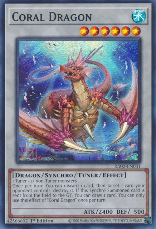 Coral Dragon [RA02-EN031] Super Rare | Good Games Adelaide SA