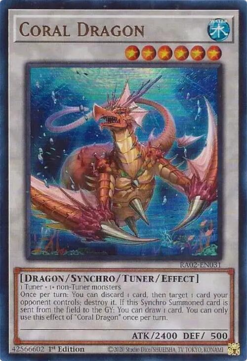 Coral Dragon (UR) [RA02-EN031] Ultra Rare | Good Games Adelaide SA