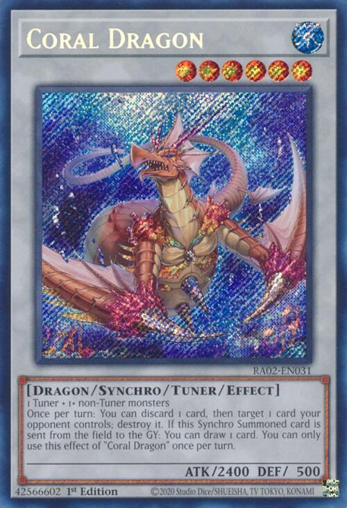 Coral Dragon (Secret Rare) [RA02-EN031] Secret Rare | Good Games Adelaide SA