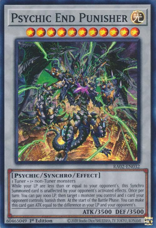 Psychic End Punisher [RA02-EN032] Super Rare | Good Games Adelaide SA