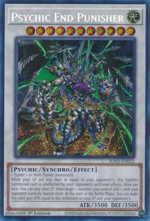 Psychic End Punisher (Secret Rare) [RA02-EN032] Secret Rare | Good Games Adelaide SA