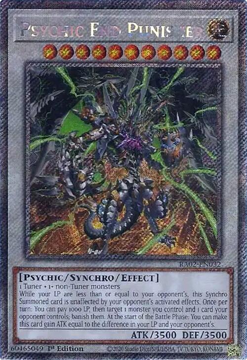 Psychic End Punisher (Platinum Secret Rare) [RA02-EN032] Platinum Secret Rare | Good Games Adelaide SA