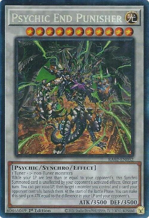 Psychic End Punisher (PCR) [RA02-EN032] Prismatic Collector's Rare | Good Games Adelaide SA