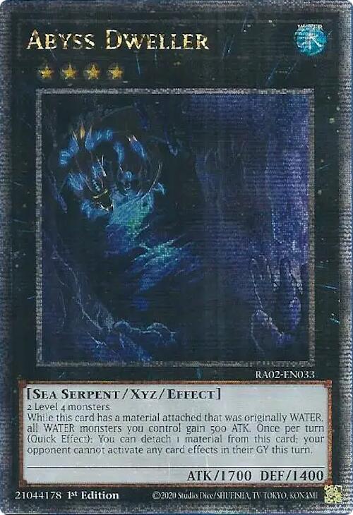 Abyss Dweller (Quarter Century Secret Rare) [RA02-EN033] Quarter Century Secret Rare | Good Games Adelaide SA