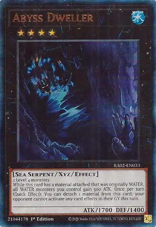 Abyss Dweller (PUR) [RA02-EN033] Prismatic Ultimate Rare | Good Games Adelaide SA