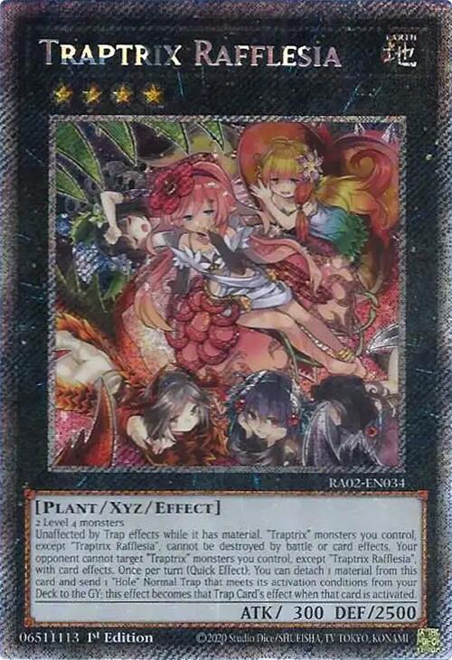 Traptrix Rafflesia (Platinum Secret Rare) [RA02-EN034] Platinum Secret Rare | Good Games Adelaide SA