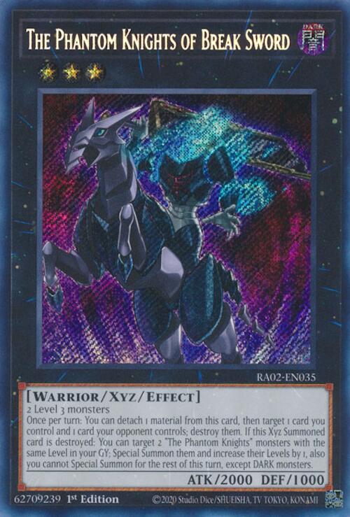 The Phantom Knights of Break Sword (Secret Rare) [RA02-EN035] Secret Rare | Good Games Adelaide SA