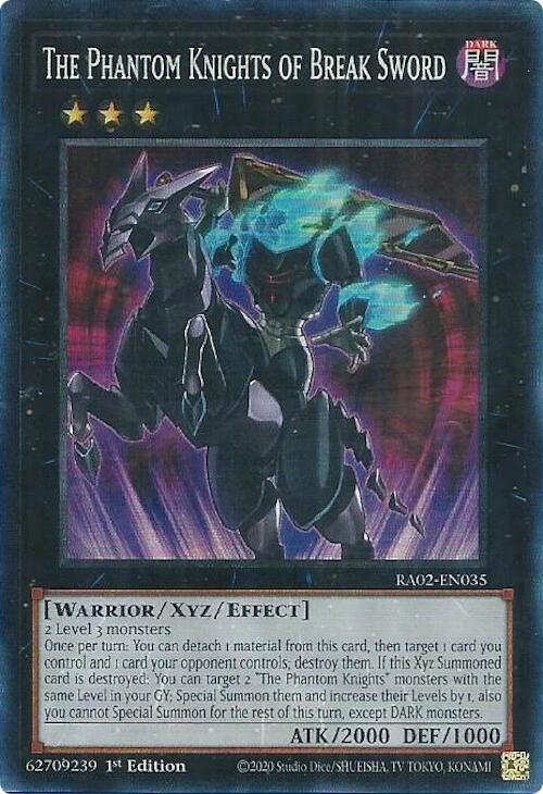 The Phantom Knights of Break Sword (PCR) [RA02-EN035] Prismatic Collector's Rare | Good Games Adelaide SA