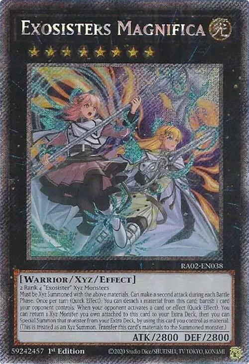 Exosisters Magnifica (Platinum Secret Rare) [RA02-EN038] Platinum Secret Rare | Good Games Adelaide SA