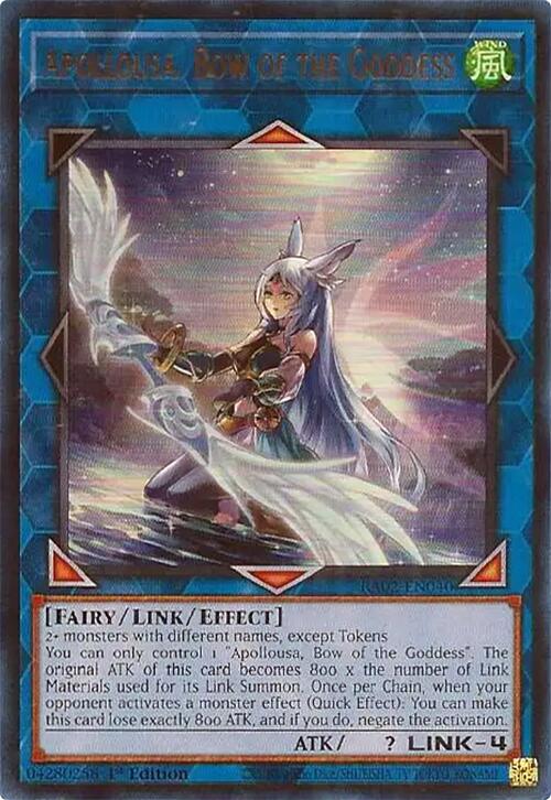 Apollousa, Bow of the Goddess (Alternate Art) (UR) [RA02-EN040] Ultra Rare | Good Games Adelaide SA