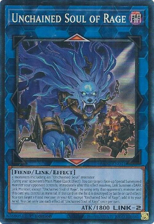 Unchained Soul of Rage (PCR) [RA02-EN041] Prismatic Collector's Rare | Good Games Adelaide SA