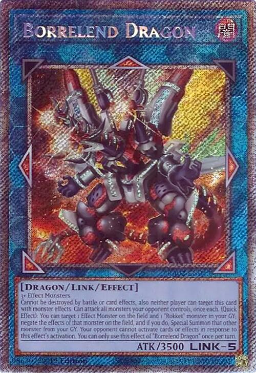 Borrelend Dragon (Platinum Secret Rare) [RA02-EN043] Platinum Secret Rare | Good Games Adelaide SA