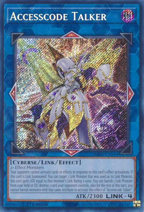 Accesscode Talker (Secret Rare) [RA02-EN044] Secret Rare | Good Games Adelaide SA