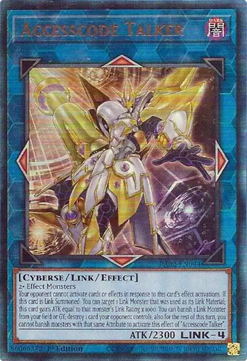 Accesscode Talker (PUR) [RA02-EN044] Prismatic Ultimate Rare | Good Games Adelaide SA