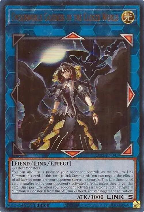 Underworld Goddess of the Closed World (UR) [RA02-EN045] Ultra Rare | Good Games Adelaide SA