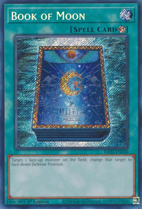 Book of Moon (Secret Rare) [RA02-EN050] Secret Rare | Good Games Adelaide SA