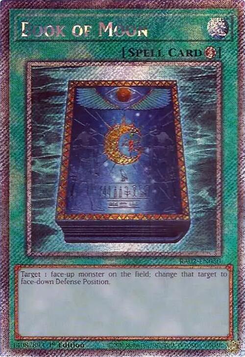 Book of Moon (Platinum Secret Rare) [RA02-EN050] Platinum Secret Rare | Good Games Adelaide SA