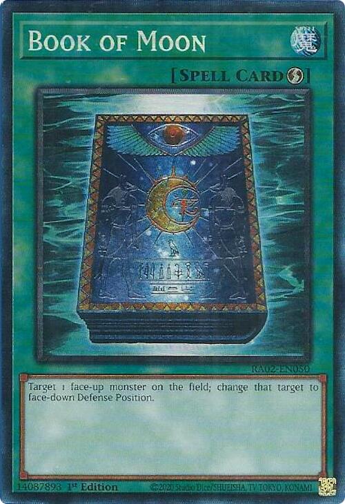 Book of Moon (PCR) [RA02-EN050] Prismatic Collector's Rare | Good Games Adelaide SA