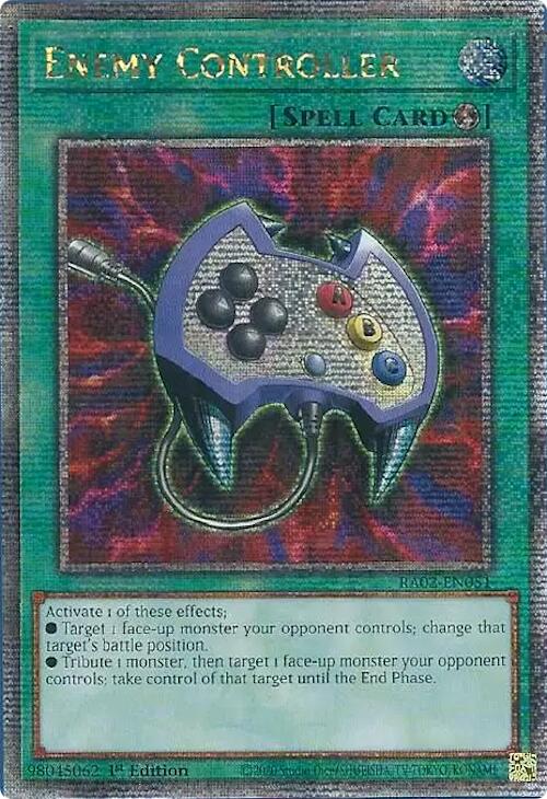 Enemy Controller (Quarter Century Secret Rare) [RA02-EN051] Quarter Century Secret Rare | Good Games Adelaide SA