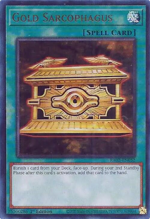 Gold Sarcophagus (UR) [RA02-EN052] Ultra Rare | Good Games Adelaide SA