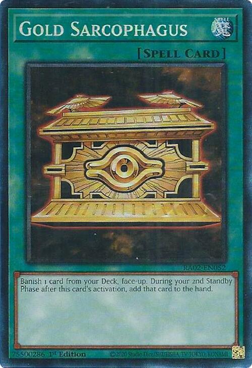 Gold Sarcophagus (PCR) [RA02-EN052] Prismatic Collector's Rare | Good Games Adelaide SA