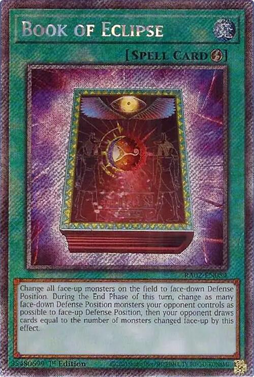 Book of Eclipse (Platinum Secret Rare) [RA02-EN054] Platinum Secret Rare | Good Games Adelaide SA