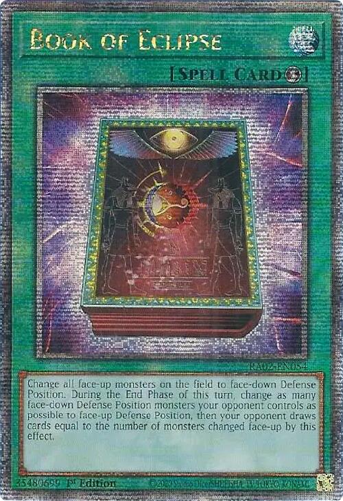 Book of Eclipse (Quarter Century Secret Rare) [RA02-EN054] Quarter Century Secret Rare | Good Games Adelaide SA