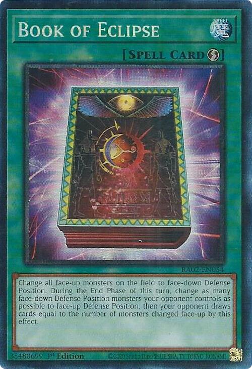 Book of Eclipse (PCR) [RA02-EN054] Prismatic Collector's Rare | Good Games Adelaide SA