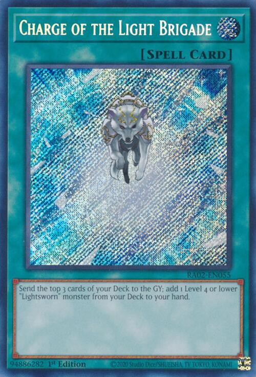 Charge of the Light Brigade (Secret Rare) [RA02-EN055] Secret Rare | Good Games Adelaide SA