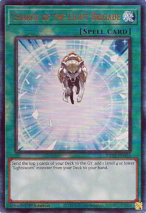 Charge of the Light Brigade (PUR) [RA02-EN055] Prismatic Ultimate Rare | Good Games Adelaide SA
