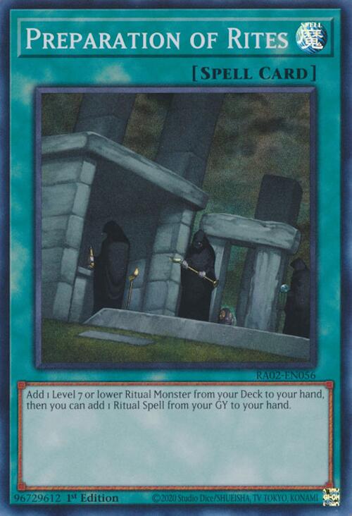 Preparation of Rites [RA02-EN056] Super Rare | Good Games Adelaide SA